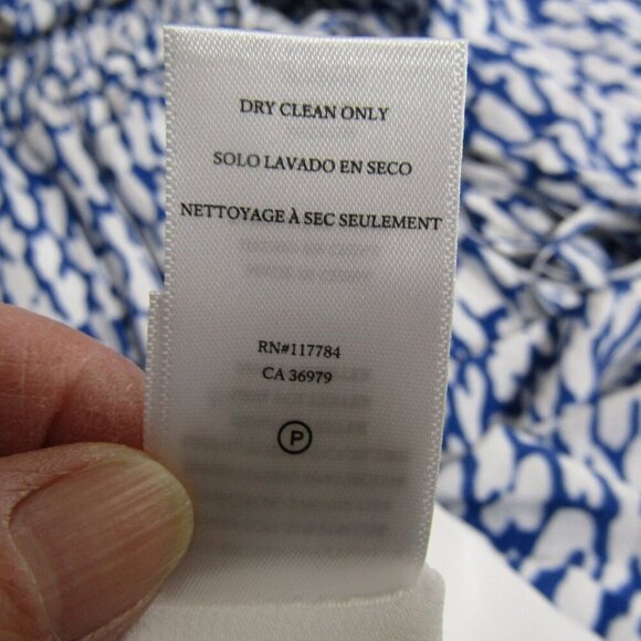 RAILS Blue Cobalt Leopard Tiered Midi Boho Peasant Greek Islands Dress M - Picture 11 of 12